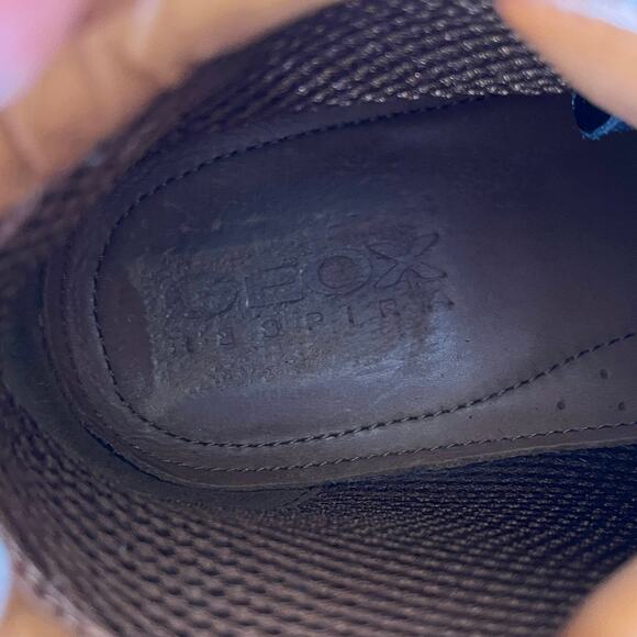 Geox Amphibiox Waterproof Boots EU 44 / 11 Brown Lace Up Leather Mens Ankle - Picture 8 of 9